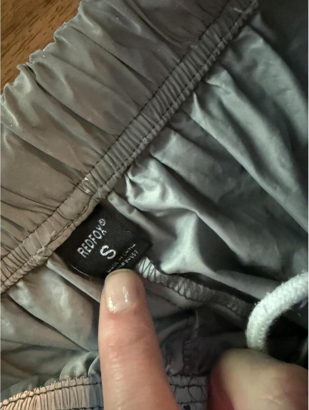 Men's Grey and Tan Trousers - Picture 3 of 3
